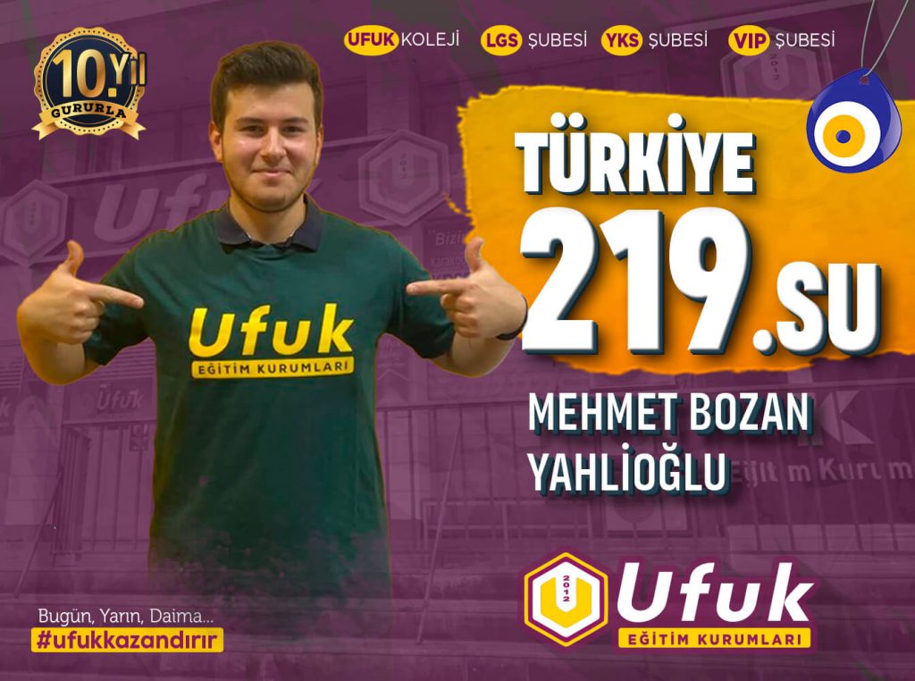 YKS 2021 – Ufuk Eğitim Kurumları